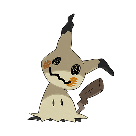 Totem Disguised Mimikyu artwork