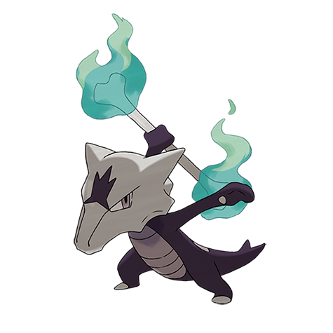 Totem Alolan Marowak artwork