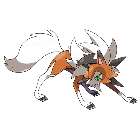 Dusk Lycanroc artwork