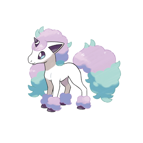 Galarian Ponyta artwork