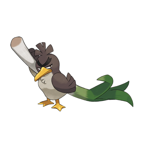 Galarian Farfetch’d artwork