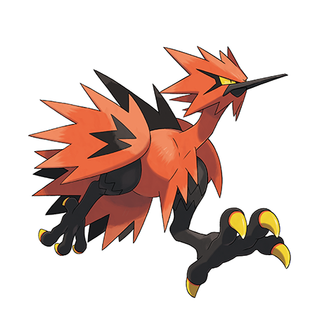 Galarian Zapdos artwork