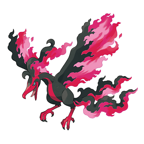 Galarian Moltres artwork