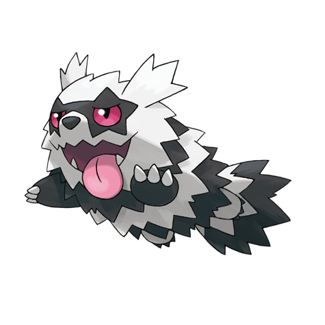 Galarian Zigzagoon artwork