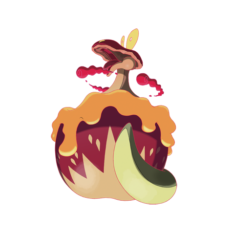 Gigantamax Appletun artwork