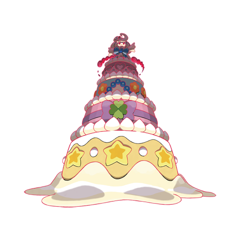 Gigantamax Alcremie artwork