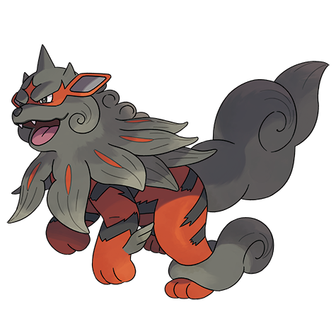 Hisuian Arcanine artwork