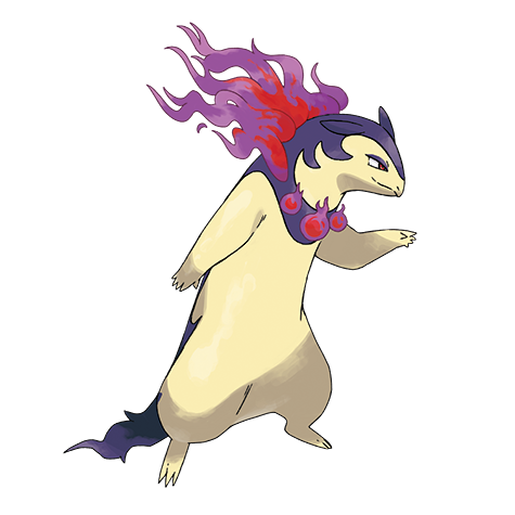 Hisuian Typhlosion artwork