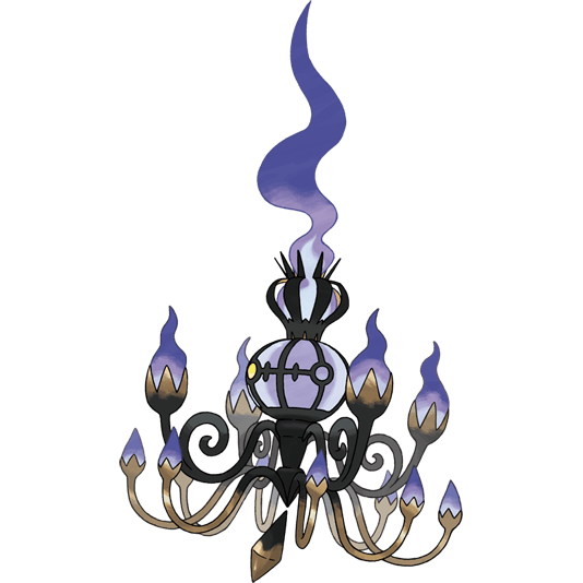 Mega Chandelure artwork
