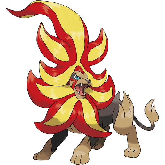 Mega Pyroar artwork