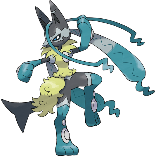 Mega Lucario Z artwork
