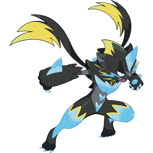 Mega Zeraora artwork