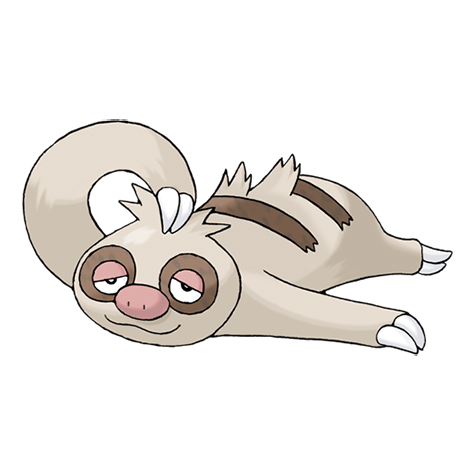 Slakoth artwork