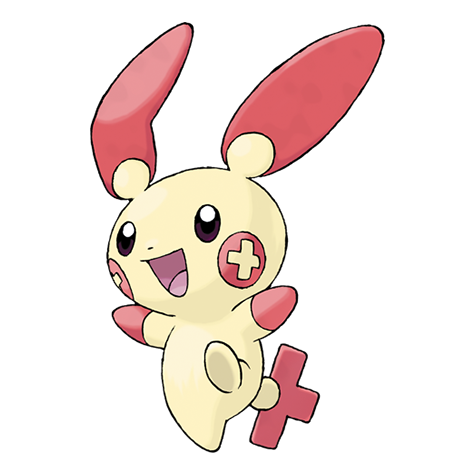 Plusle artwork