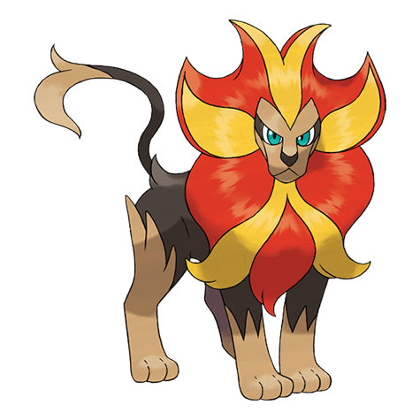 Pyroar artwork