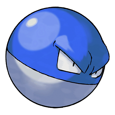 Voltorb shiny artwork