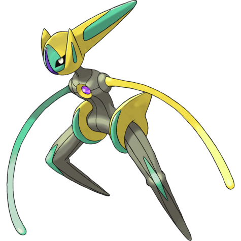 Speed Deoxys shiny artwork