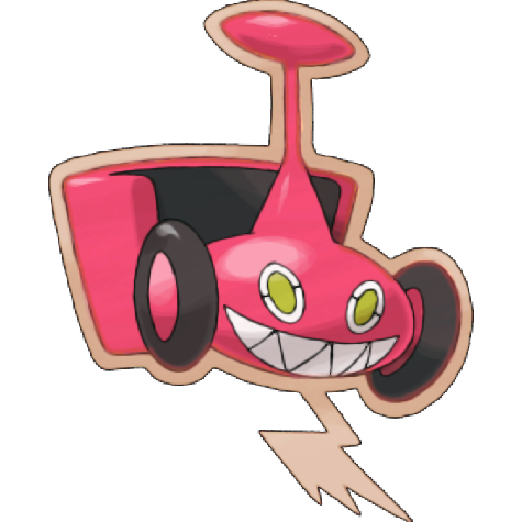 Mow Rotom shiny artwork