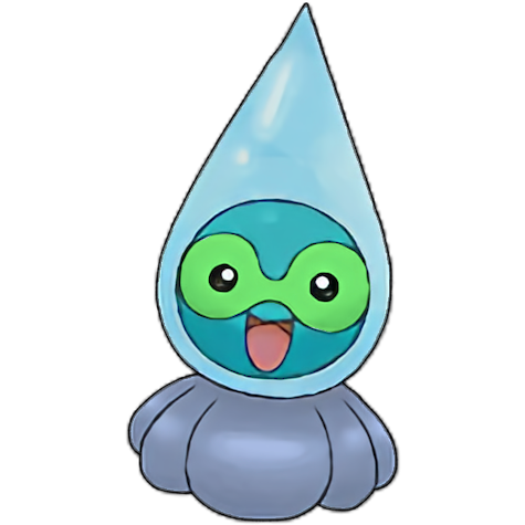Rainy Castform shiny artwork