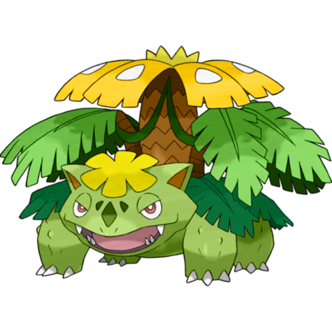 Mega Venusaur shiny artwork