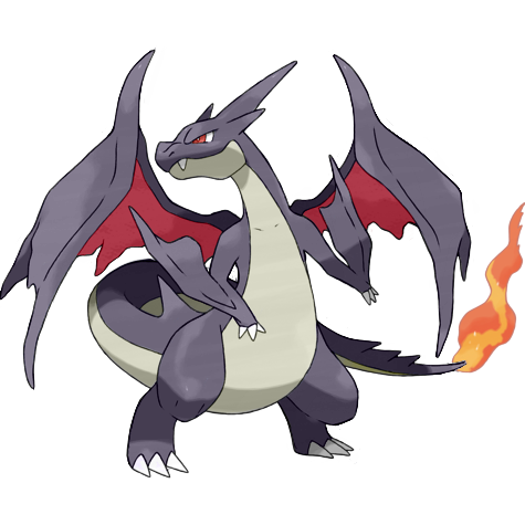 Mega Charizard Y shiny artwork
