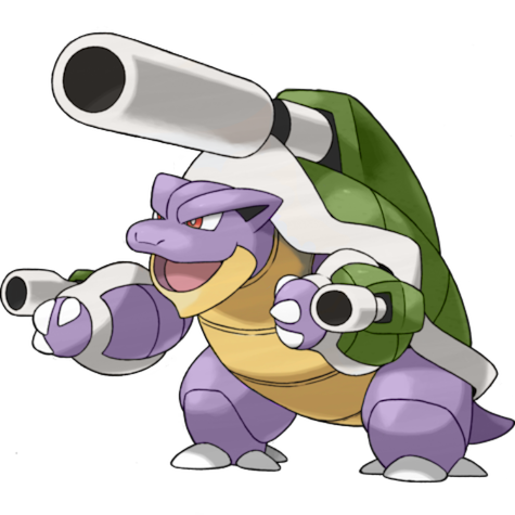 Mega Blastoise shiny artwork