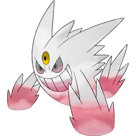 Mega Gengar shiny artwork