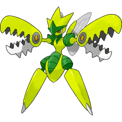 Mega Scizor shiny artwork
