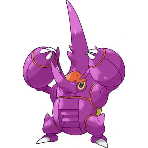 Mega Heracross shiny artwork