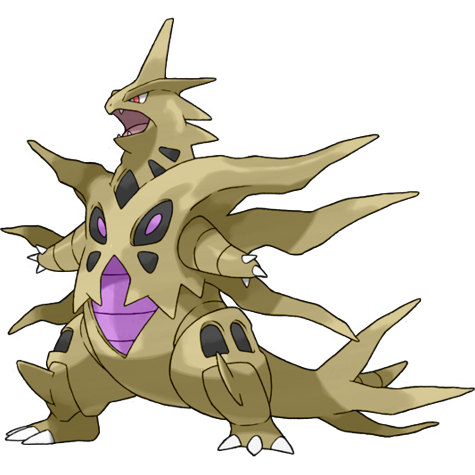 Mega Tyranitar shiny artwork