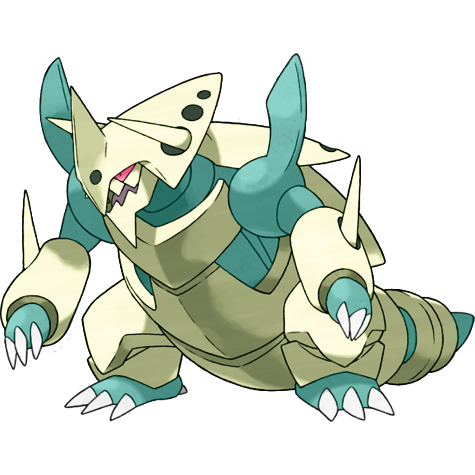 Mega Aggron shiny artwork