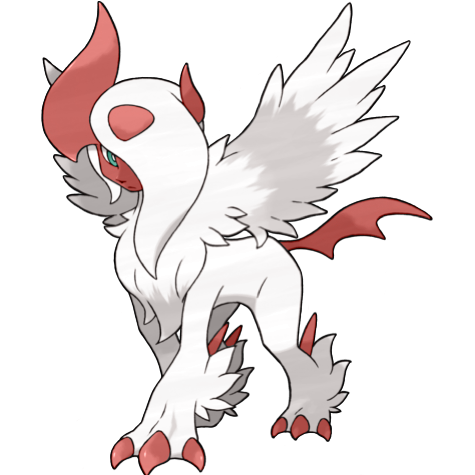 Mega Absol shiny artwork
