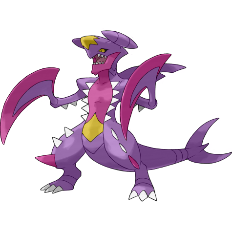 Mega Garchomp shiny artwork