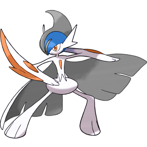 Mega Gallade shiny artwork