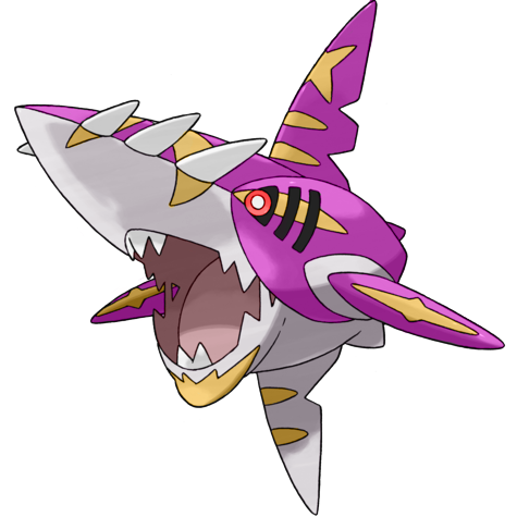 Mega Sharpedo shiny artwork