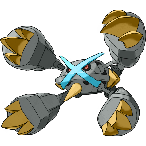 Mega Metagross shiny artwork