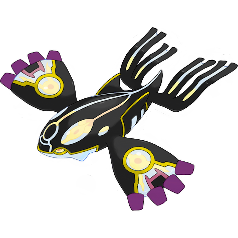 Primal Kyogre shiny artwork