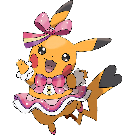 Pikachu Pop Star shiny artwork