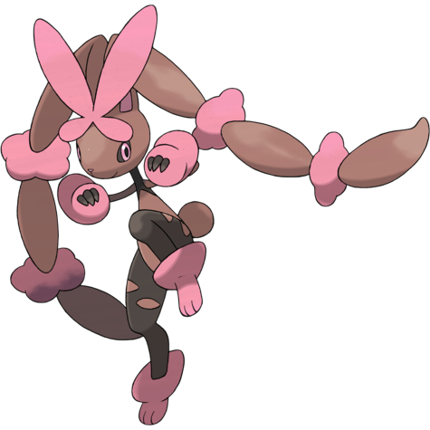 Mega Lopunny shiny artwork