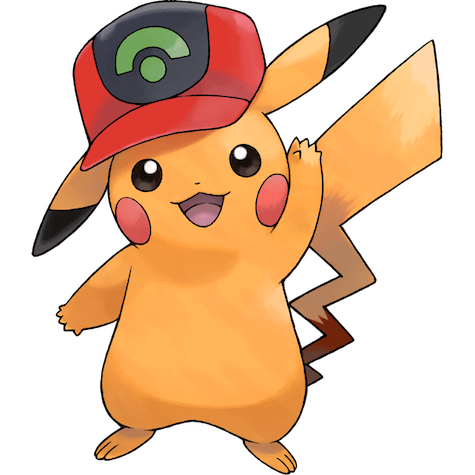 Hoenn Cap Pikachu shiny artwork