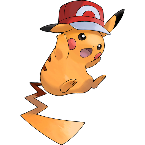 Kalos Cap Pikachu shiny artwork