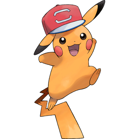 Alola Cap Pikachu shiny artwork