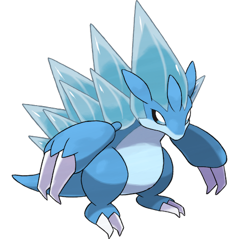Alolan Sandslash shiny artwork