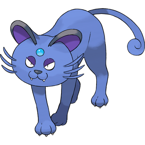 Alolan Persian shiny artwork