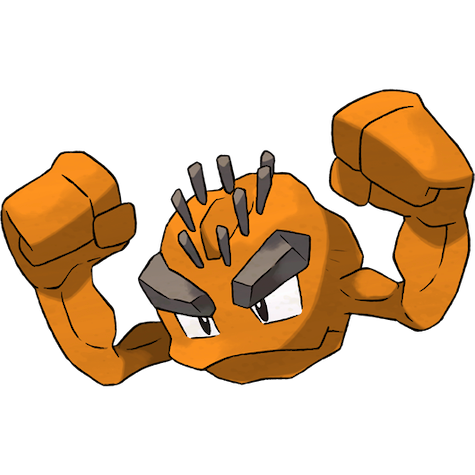 Alolan Geodude shiny artwork