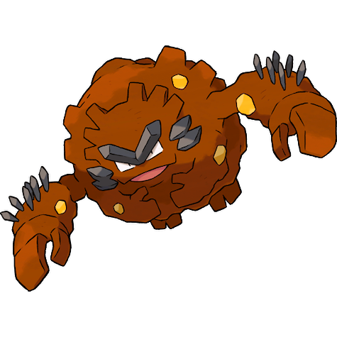 Alolan Graveler shiny artwork