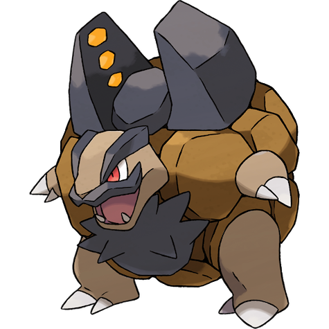 Alolan Golem shiny artwork