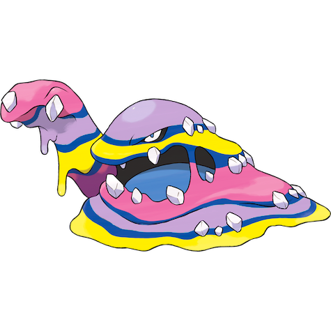 Alolan Muk shiny artwork