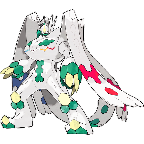 Complete Zygarde shiny artwork