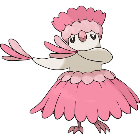 Pa’u Oricorio shiny artwork